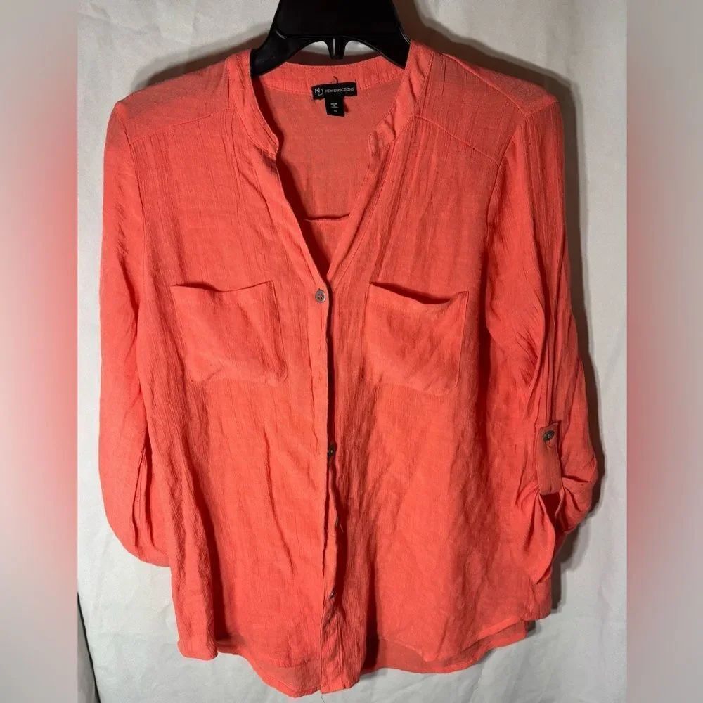 New Directions Button Down Women’s Blouse Size Small EPC